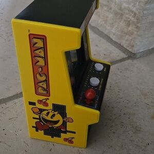 Handheld Mini PAC Man Game Arcade Retro Entertainment Everyone Car Plane Toy